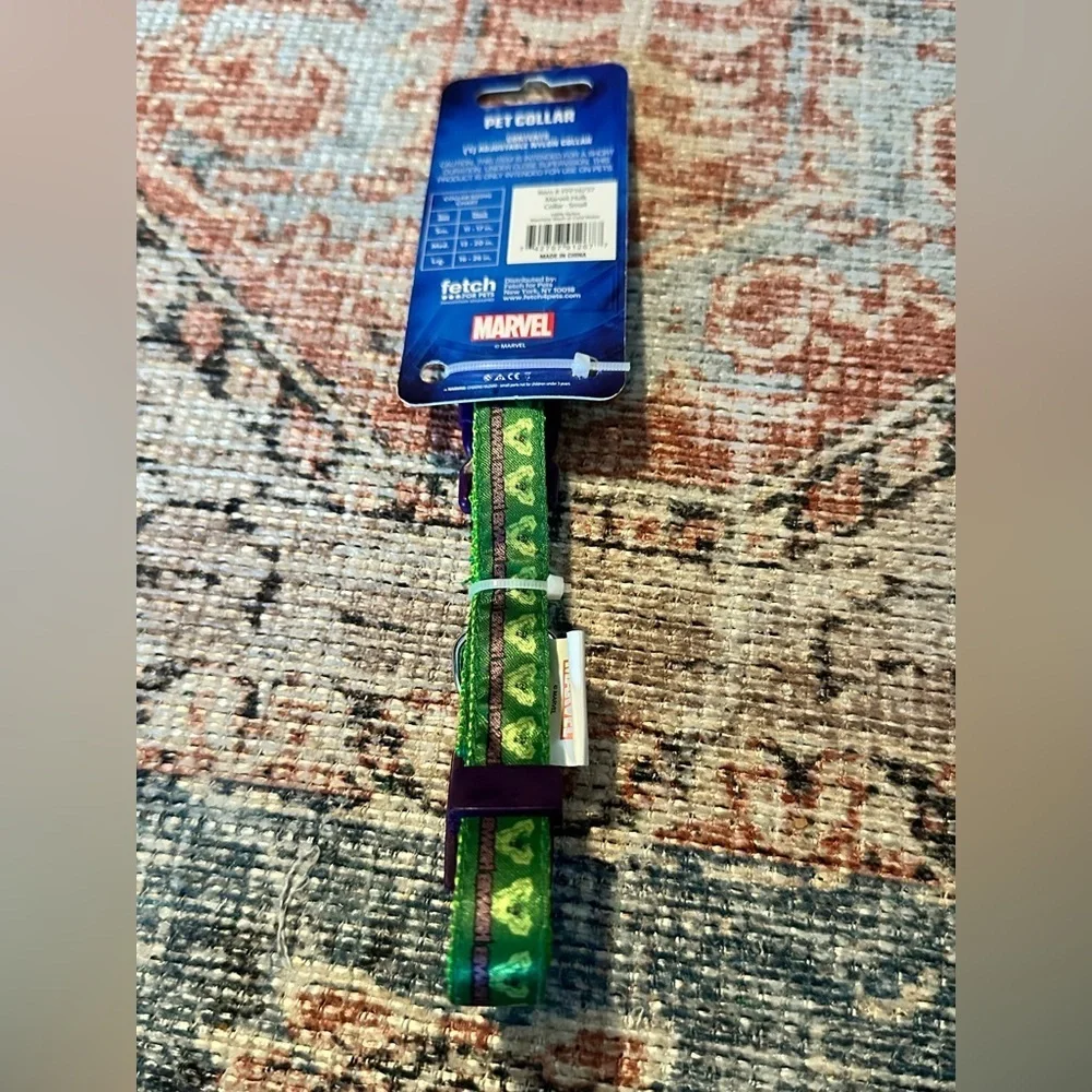 🆕 Marvel Avengers The Hulk Dog Collar, Small
